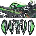 for Ninja ZX6R ZX 6R ZX-636 Ninja zx6r zx636 2013-2023 2024 2025 2026 Side Decals Motorcycle Anti Slip Tank Pad Stickers ZX6R Accessories zx6r Tank pad Tank Grip Tank Stickers（Green）