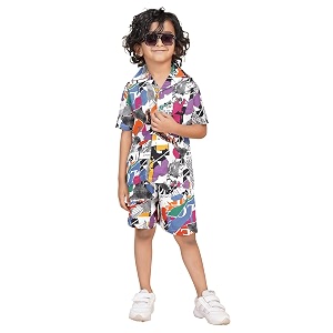 Ninos Dreams Boys Cotton Rayon Coord Set