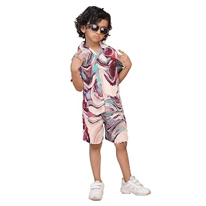 Ninos Dreams Boys Cotton Rayon Coord Set