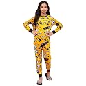 Ninos Dreams Cotton Girls Full Sleeves Coord Set ! Night Suit for Girls ! Tshirt with Jogger Set