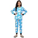 Ninos Dreams Cotton Girls Full Sleeves Coord Set ! Night Suit for Girls ! Tshirt with Jogger Set