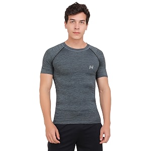 NINQ Half Sleeve Compression T-Shirt - Mens