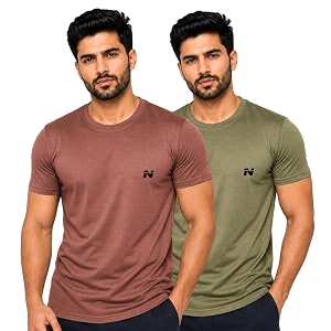 NINQ Half Sleeve Tshirt for Men