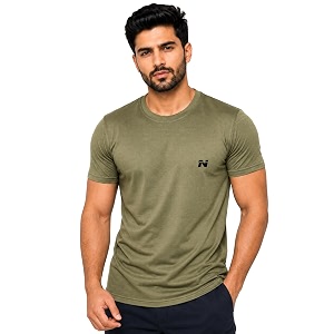 NINQ Half Sleeve Tshirt for Men