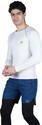 NINQ Men Solid Round Neck Nylon White