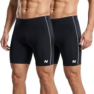 NINQ Mens 2 Pack Polyester Yoga Short