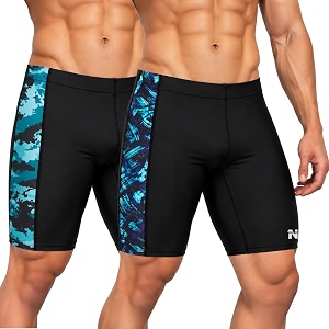 NINQ Mens 2 Pack Polyester Yoga Short