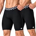 NINQ Mens 2 Pack Polyester Yoga Short