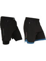 NINQ Solid Men Black Gym Shorts