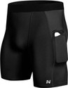 NINQ Solid Men Black Tights