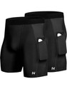NINQ Solid Men Black Tights