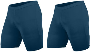ninq solid men blue tights