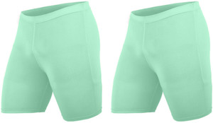 ninq solid men light blue tights