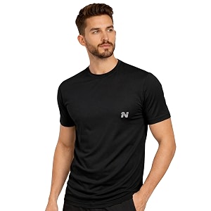 NINQ Solid Tshirt for Men Round Neck