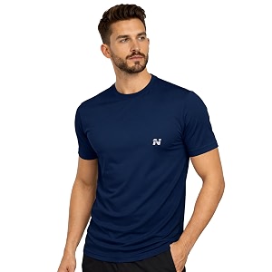 NINQ Solid Tshirt for Men Round Neck