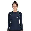 NINQ Women’s Long Sleeve Compression T-Shirt for Gym, Running, Yoga &amp; Sports Wear