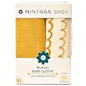 NINTARABABY Burp Cloths 100 Organic Muslin