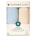 NINTARABABY Burp Cloths 100 Organic Muslin