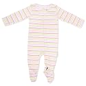 NINTARABABY Zip-Up Footed Bodysuit 100 Organic