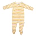 NINTARABABY Zip-Up Footed Bodysuit 100 Organic