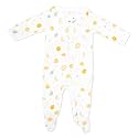 NINTARABABY Zip-Up Footed Bodysuit 100 Organic