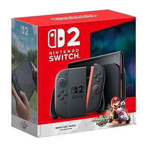 nintendo switch 2 console  mario kart world bundle 256gb joy-con 2 controllers 1080p display 4k support 1 year manufacturer warranty