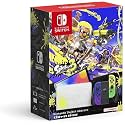 Nintendo Switch OLED Model – Splatoon 3 Special Edition (Japanese Spec, 7″ OLED, 64GB, LAN Dock, Blue/Yellow Joy-Con) – Region Free, Enhanced Audio, Wide Stand