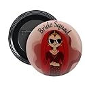 Ladkewale|Ladkiwale |Groom Squad|Bride Squad| Wedding Badges (props) | Batches for Wedding, Bachelor/Reception party and Events | Multicolour | Size 58mm (Brides Family, Pack of 30)