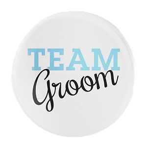 team groom badgeswedding badges props for team ladkewale and familybatches for wedding bachelorreception party and eventsgroom squad badgemulticolosize 58mm pack of 30 tg 6