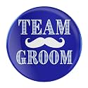 Team Groom badges|Wedding badges (props) for Team Ladkewale and family|Batches for Wedding, Bachelor/Reception Party and Events|Groom squad badge|Multicolo|Size 58mm