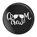Team Groom badges|Wedding badges (props) for Team Ladkewale and family|Batches for Wedding, Bachelor/Reception Party and Events|Groom squad badge|Multicolo|Size 58mm