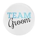 Team Groom badges|Wedding badges (props) for Team Ladkewale and family|Batches for Wedding, Bachelor/Reception Party and Events|Groom squad badge|Multicolo|Size 58mm (Pack of 30, TG 6)