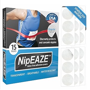 nipeaze - the original sports nipple cover - nipple chafing prevention 1pack regular
