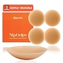 Nipple Cover for Women, Non Adhesive Reusable Silicone Pasties