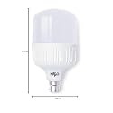 NIPPO 30W LED Bulb - Cool Day Light, Base 22, 1 Year Warranty, Voltage Surge Protection, High Energy Savings - NPB-30W