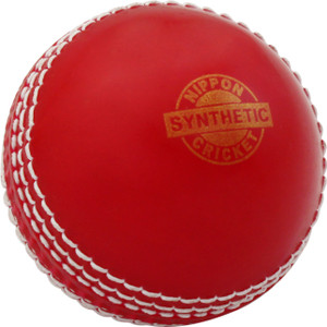 nippon synthetic soft ball cricket 1 pc  long lasting  soft rubber  indoor game cricket ball
