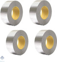 NIPTRON Leakage Repair Waterproof Tape for Pipe Leakage Roof Water Leakage Solution 5 m Butyl Tape (Silver Pack of 4)