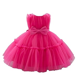 Niren Enterprise Buggu Net Flared Ruffle Pattern