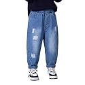 Niren Enterprise Cotton Blend Denim Regular Fit Elastic Waist Jeans – Black