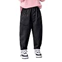 Niren Enterprise Cotton Blend Denim Regular Fit Elastic Waist Jeans – Black