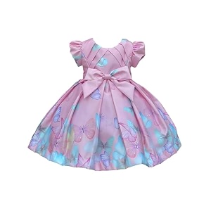 Niren Enterprise Multipatteren Baby Girls Knee Length