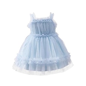 Niren Enterprise Sleeveless Ruffle Sleeve Square Baby