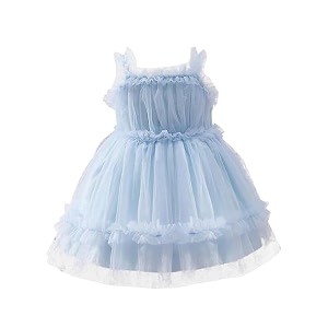 Niren Enterprise Sleeveless Ruffle Sleeve Square Baby