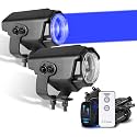 NIRIDER Whipless Whip Lights with Switch &amp; Remote Whipless Pods RGB Chase Light Antenna LED Light Whips for SXS, UTV, ATV, RZR, Can Am, Dune Buggy, Truck, Boat - 2PCS Red Green Blue White