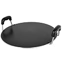 Nirlon Aluminium Gas Compatible Non Stick Dosa Roti Chapati Pathiri Round Tawa 28.5cm, Red[3mm_Clasic_RT]