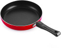 NIRLON Aluminium Non-Stick Fry Pan, 20 cm, Red and Black Fry Pan 20 cm diameter 0.95 L capacity (Aluminium, Non-stick)