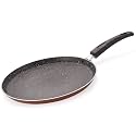 Nirlon Brownie Granite Non Stick Aluminium Gas & stovetops Friendly Flat Dosa Tawa 26cm Color-Brown(Brownie_Granite_Flat_Tawa26cm)
