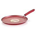 Nirlon Cookware Induction Base Aluminium Non Stick Red Velvet Dosa Flat Tawa for Induction/Gas Stove Tops (New_Red Velvet_Flat_Tawa)