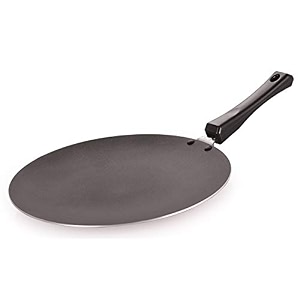 nirlon dishwasher safe gas stove compatible aluminum non stick concave roti tawa 275cm26mm classic_concave tawa11