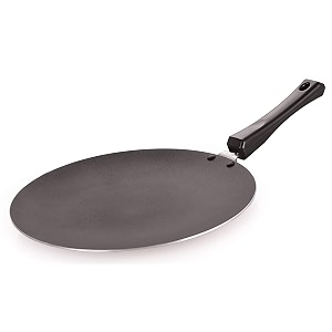 nirlon dishwasher safe gas stove compatible aluminum non stick concave roti tawa 275cm